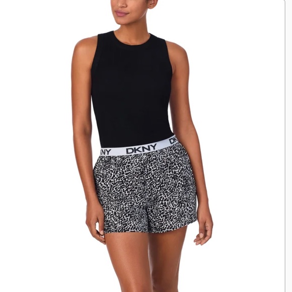 Dkny Other - DKNY Women's Black and White Athletic Shorts